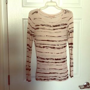 Philosophy Sheer Long Sleeve shirt Medium